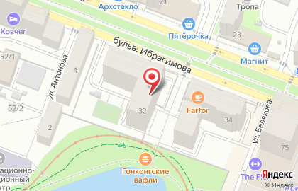 Рекламная мастерская Скорость на бульваре Ибрагимова на карте