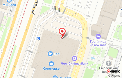 Мясоперерабатывающее предприятие Уральский бекон в Советском районе на карте