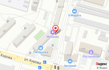 Автомат по продаже воды Vodorobot в Советском районе на карте