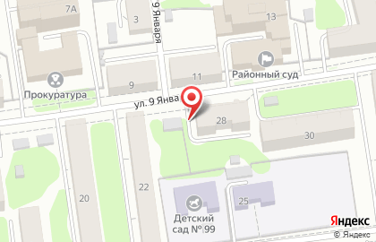Филиал ЦБС г. Иваново Городская библиотека №17 на улице 9 Января на карте