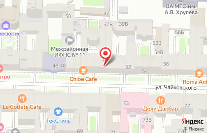 Аптека Лека-Фарм на улице Чайковского на карте