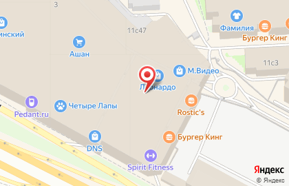 Кафе-пекарня Cinnabon на Ленинском проспекте на карте
