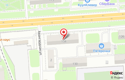 Магазин автозапчастей на Московском шоссе, 134 на карте