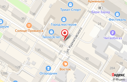 Магазин постельных принадлежностей и текстиля на улице Курнатовского, 25 на карте