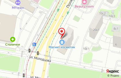 Супермаркет Магнит в Москве на карте