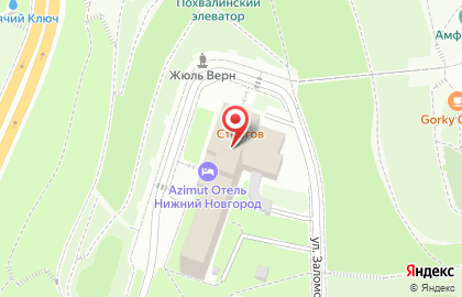 Нижегородский филиал Банкомат, Газпромбанк на улице Заломова на карте
