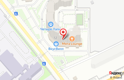 Кальян-бар Мята Lounge на Бородинском бульваре на карте