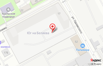 Теплоспецмонтаж на улице Космонавта Беляева на карте