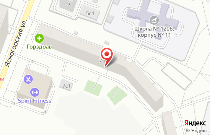 Салон Оптик Сити Ясенево на Ясногорской улице на карте