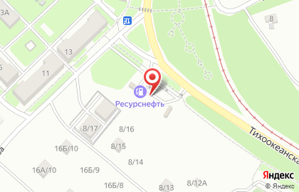 Ресурснефть на улице Руднева на карте