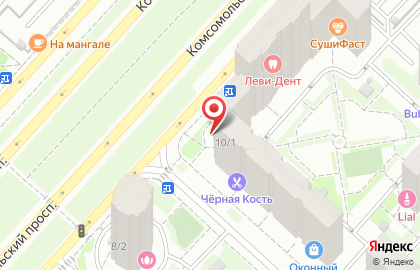 Магазин цветов ЦветТорг на Комсомольском проспекте на карте