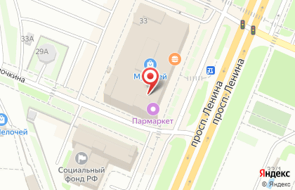 Ювелирный салон-мастерская Бриллиантовая рука на проспекте Ленина на карте