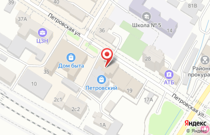 Магазин Планета связи на Петровской улице на карте