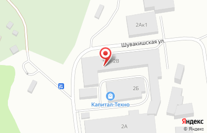 Торговая компания Большие Колеса в Железнодорожном районе на карте