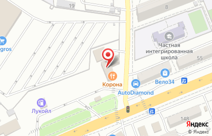 Ресторан Crown в Краснооктябрьском районе на карте