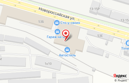 СПб Автостекло на Новороссийской улице на карте