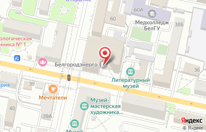 Белгородская областная общественная организация Всероссийский электропрофсоюз на карте