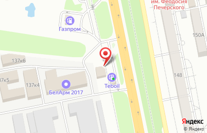 Шиномонтажная мастерская в Белгороде на карте