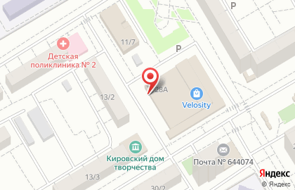 Супермаркет Маяк в Кировском районе на карте