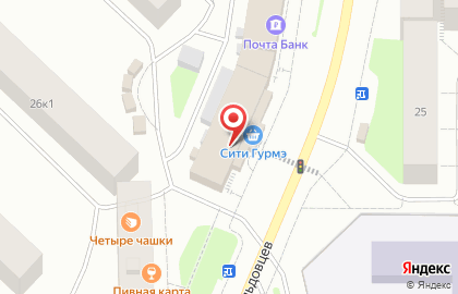 Банкомат Возрождение в Октябрьском округе на карте