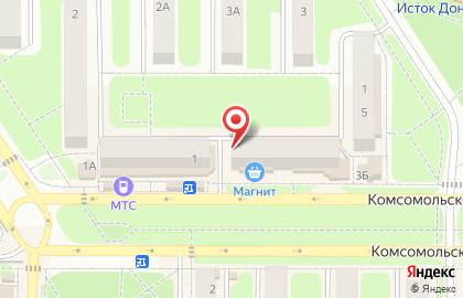 Парикмахерская Эконом на Комсомольской на карте