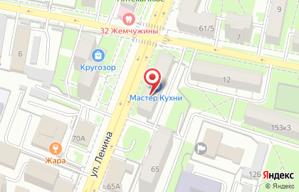 Ювелирный салон Серебряный СлонЪ на улице Ленина на карте