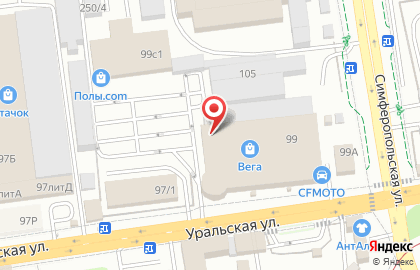 Казанова52.ру в Карасунском районе на карте