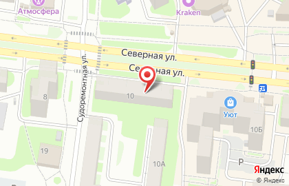 Ремонтно-строительная компания на Северной улице на карте