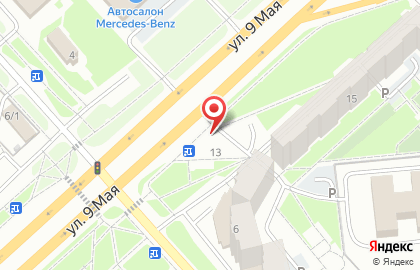 Центровой на карте