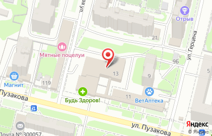SPAR на улице Пузакова на карте