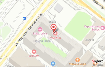 Кальянная Мята Lounge Искра Парк на Ленинградском проспекте, 35с2 на карте