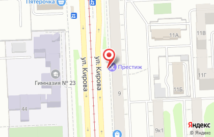 Звезда на улице Кирова на карте