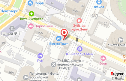 Магазин Семь дней на улице Комиссаржевской на карте