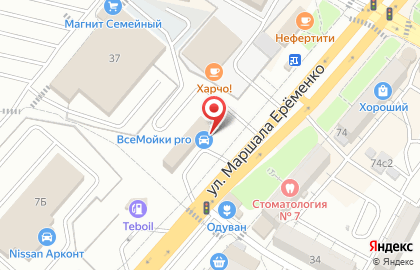 Билборды (6х3 м) от РГ Дрим в Краснооктябрьском районе на карте