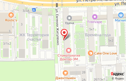Магазин строительных материалов на улице ​Евгении Жигуленко, 4 на карте