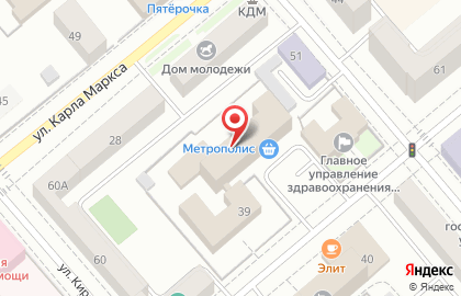 Санаторно-курортное объединение ЗДОРОВЬЕ на улице М.Горького на карте