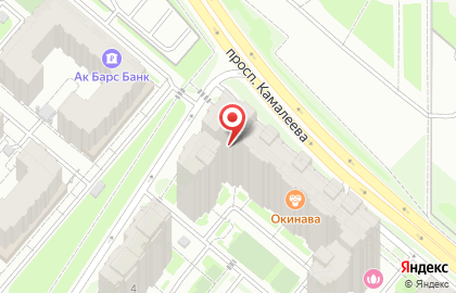 Универсам Верный на проспекте Альберта Камалеева на карте
