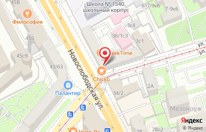 Сеть французских пекарен SeDelice на Новослободской улице на карте