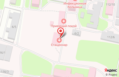Республиканская инфекционная больница на Гаражной улице на карте