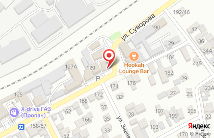 Магазин Механика на улице Суворова на карте