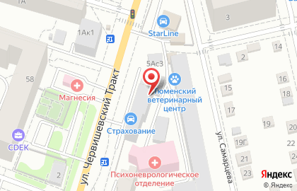 Учебно-языковой центр Olimp на Червишевском тракте на карте