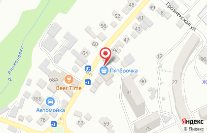 Супермаркет Пятёрочка на Азербайджанской улице на карте