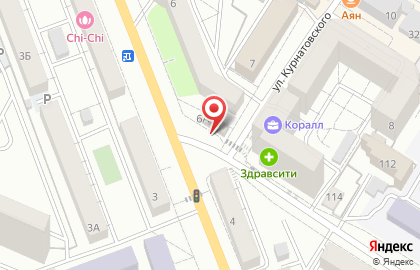 Звезда в Центральном районе на карте