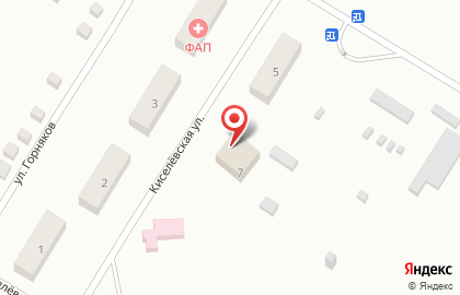 Продуктовый магазин Надежда на Киселевской улице на карте
