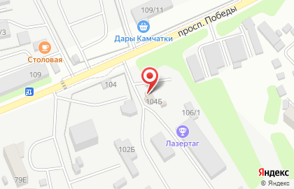 Пельменная в Петропавловске-Камчатском на карте