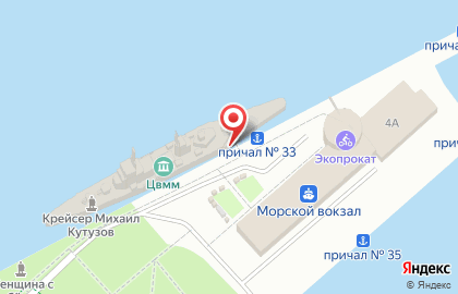 Музей Крейсер Михаил Кутузов на карте