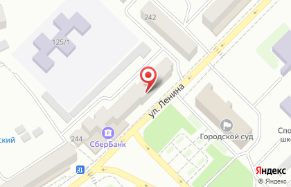 Магазин автозапчастей Европеец на улице Владимира Ленина на карте