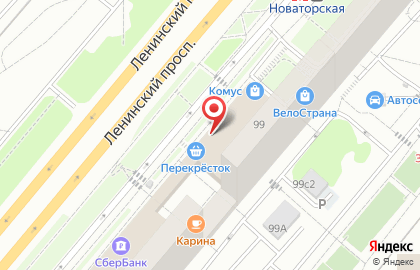 Сеть линзоматов Визор на Проспекте Вернадского на карте