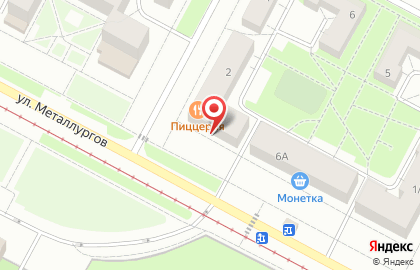 Медицинский центр Элинта на улице Металлургов на карте