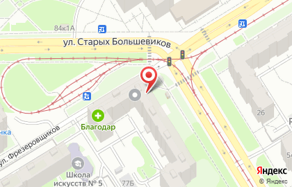 Магазин строительных материалов, крепежа, сантехники СанСаныч на улице Старых Большевиков на карте